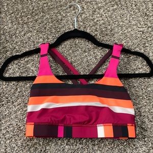 multicolored Lululemon Bra